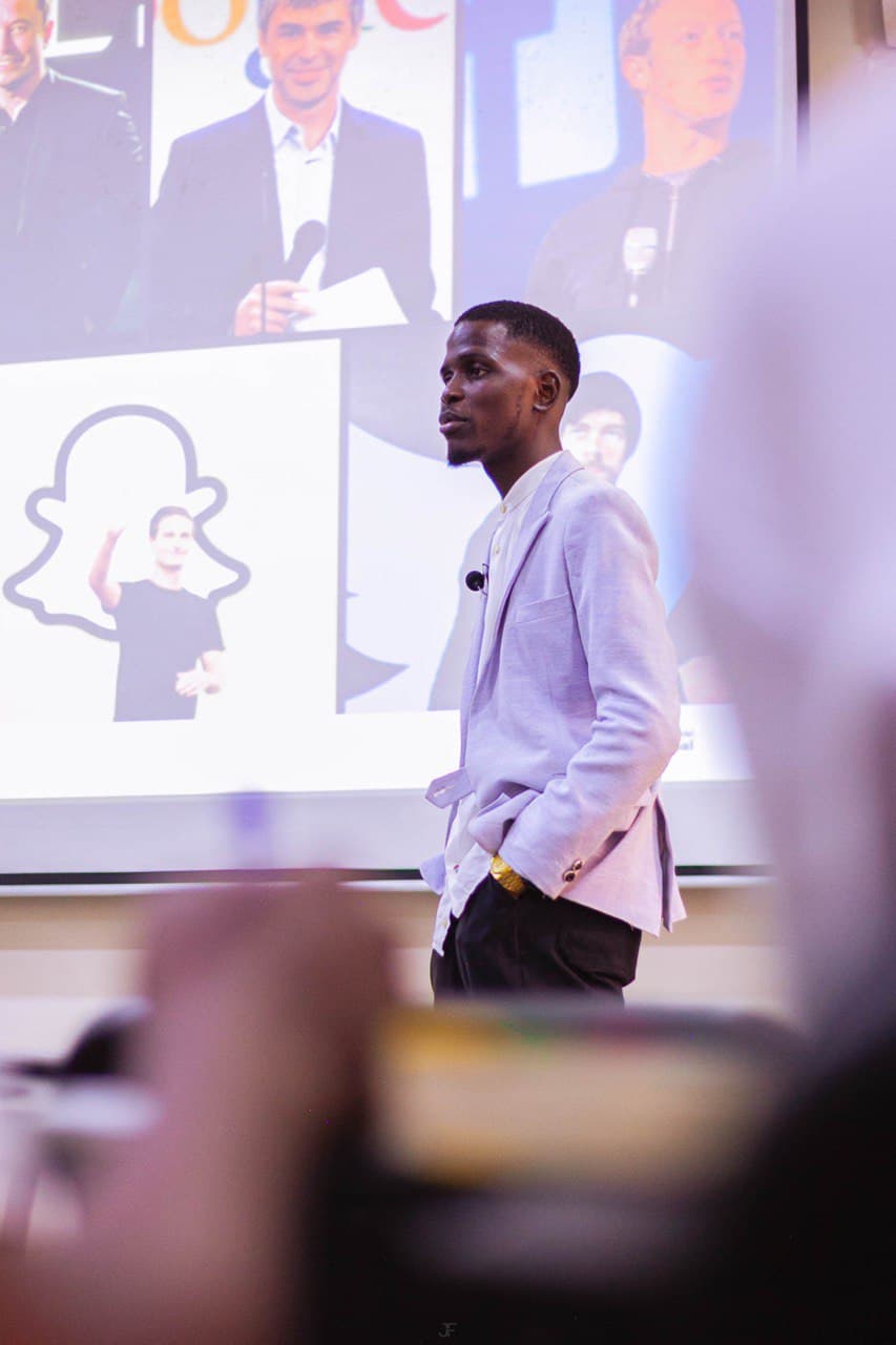 Timothy Adewole teaching