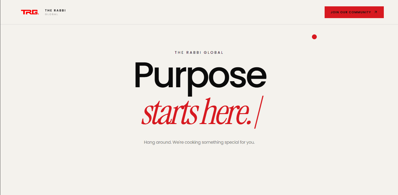 The Rabbi Global interface